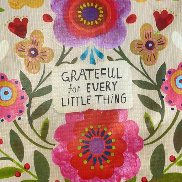 3/$15 NEW grateful inspirational reusable boho bag - Picture 3 of 4